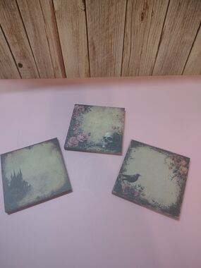 Set of 3 Gothic Sticky Notepads